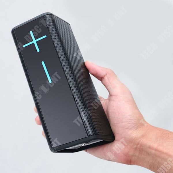 TD® MC V13 Bluetooth højttaler trådløs basskasse udendørs bærbar audio hjemme høj volumen sort mini basskasse