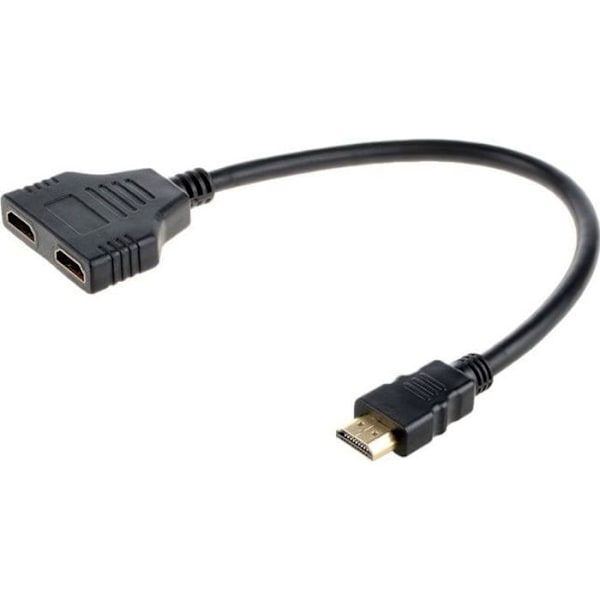 MaxLLTo ® 1080P HDMI Port Mies 2 Nainen 1 Sisääntulo 2 Ulosjakaja Adapterikaapeli Muunnin