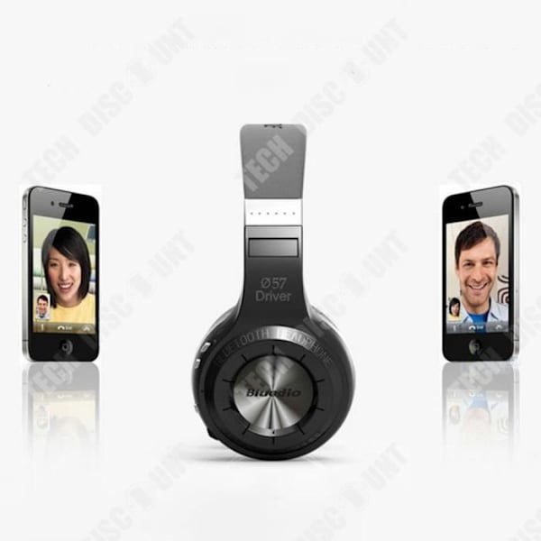 TD® Bluetooth-hovedtelefoner 172*85*182mm Intelligent støjannullering Lang batterilevetid Understøttelse af 3,5 mm lydkabel