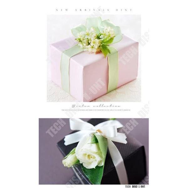 TD® 13-delade uppsättning av bandrullar- för hantverk- Bow Ribbon DIY-tillbehör- Flerfärgad- glänsande polyester