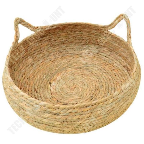 TD® Kattekurv fire sæsoner cool universel kat kradsebræt rattan kan demonteres og vaskes kaninrede kattekurv