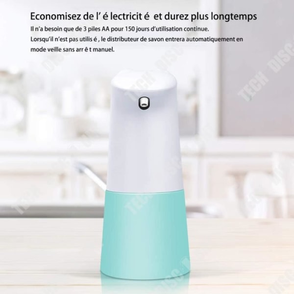 TD® 250 ml automatisk tvålautomat med skum, beröringsfri infraröd sensor för badrum, hotell, restauranger