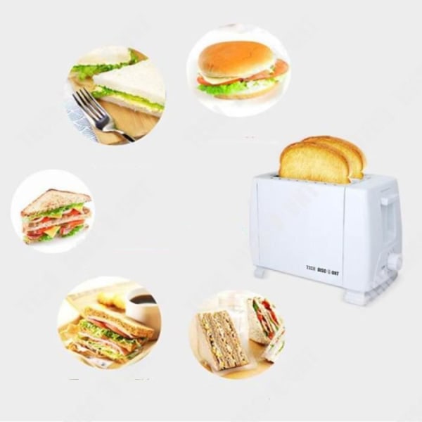 TD® TD® Brødrister justerbar køkken toast brød morgenmad automatisk to slotte toast temperatur kontrol 750 W