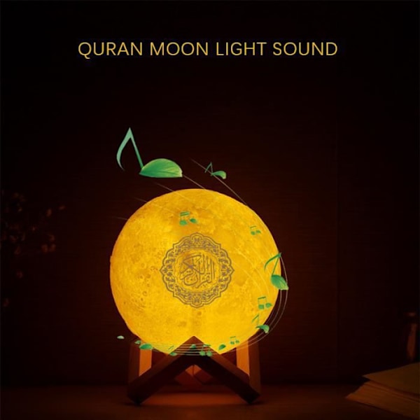 Bluetooth-højttaler Quran Touch LED-lampe Bærbar muslimsk islamisk højttaler