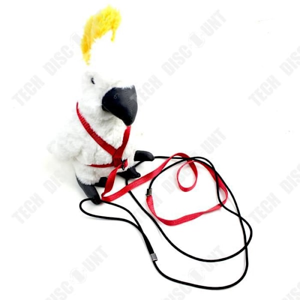 TD® Parrot Flying Rope Pull Strap Training Pull Rope Grey Parrot Flying Rope King Kong