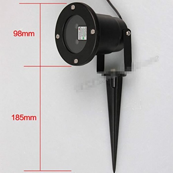 Zulux LED-vesitiivis projektori puutarha-valaistukseen kaukosäätimellä - 30W - Musta Svart
