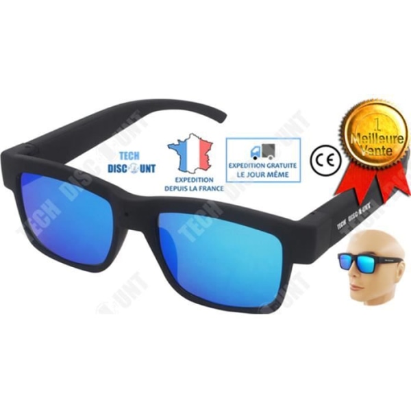 INN® Solglasögon Kamera Cahcé Spy HD Bluetooth Damer Herr Retro Barn Round Toned Video Recorder