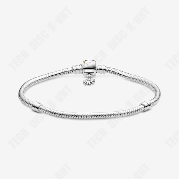 TD® S925 hopeaketju, geometrinen käärmeennahka-riipus, samettisuvun unisex-rannekoru, DIY-tyyli, yksinkertainen muoti