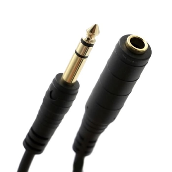 TD® Forlængelse jack stik til bærbar effektive tilslutninger, forgyldt til at forlænge dobbelt stik jack hun han kabeldimensioner.