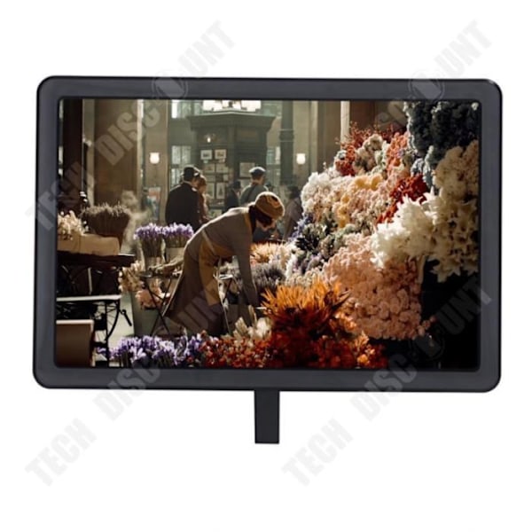 Vikbar Ultra High Definition Screen Magnifier Video 3D-filmförstärkare för 12 tums smarttelefon