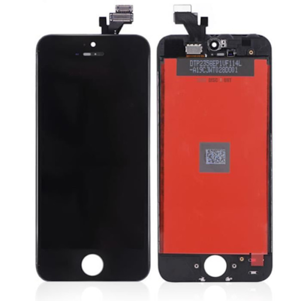 TD® LCD-skærm med berøringsglas samlet til iPhone 5c + værktøjer
