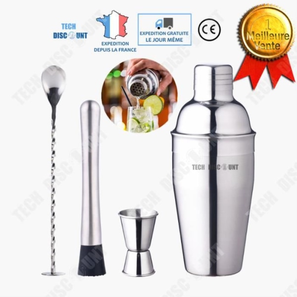 TD® Shaker cup shaker 550ml rostfritt stål cocktail shaker hotellbar verktygssats