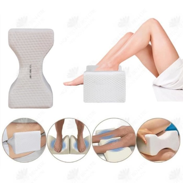 HTBE® Slow Resilient Memory Foam Knäkuddebildande benkudde och fotkudde