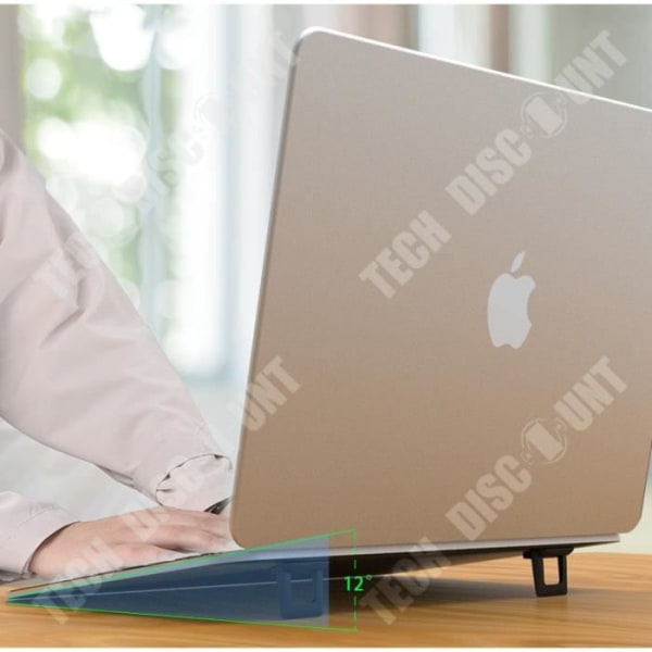 TD® Datorställ Mini Laptopställ Värmeavledande bärbart tablettställ Vikbart plast
