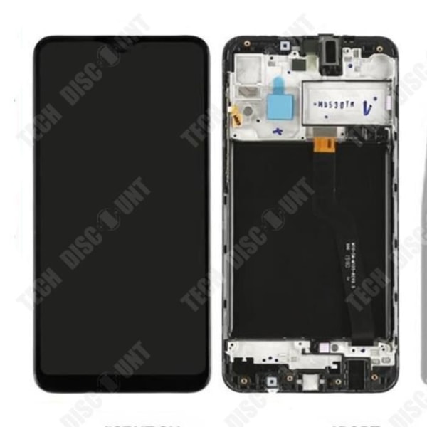 LCD-skærm - Tech Rabat - Samsung Galaxy A10 2019 A105 - Sort - Værktøjssæt inkluderet