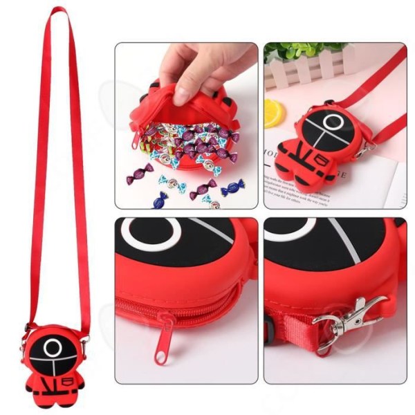 CONFO® Squid Game legetøj Squid Game masker Pædagogiske kontor legetøj Squid Game samme stil Kvadratisk stil legetøj til