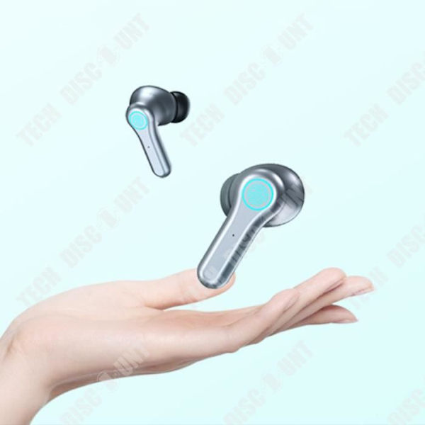 TD® Langaton universaali Bluetooth-kuulokkeet ANC – binauraalinen melunvaimennus, kosketusohjaus, urheilu, mini, korkealaatuinen sisäkorvaäänentoisto.
