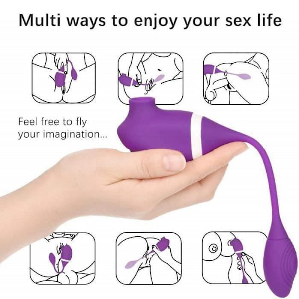 BK Multihastighed Vibrator til Kvinder med Dobbelt Brug