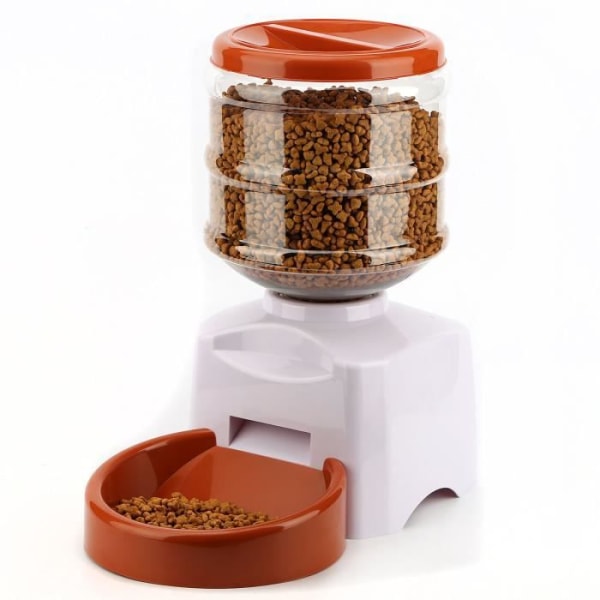 Automatisk Foderudgiver - LCC® - 5.5L - Programmérbar - Hvid - Til Kæledyr Vit