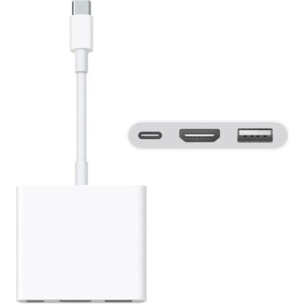 Multiport AV digital USB-C adapter med USB-port