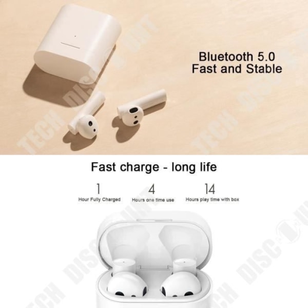 Bluetooth headset - TD® - Type-C - Støjreduktion - 14 timers drift - Stereo
