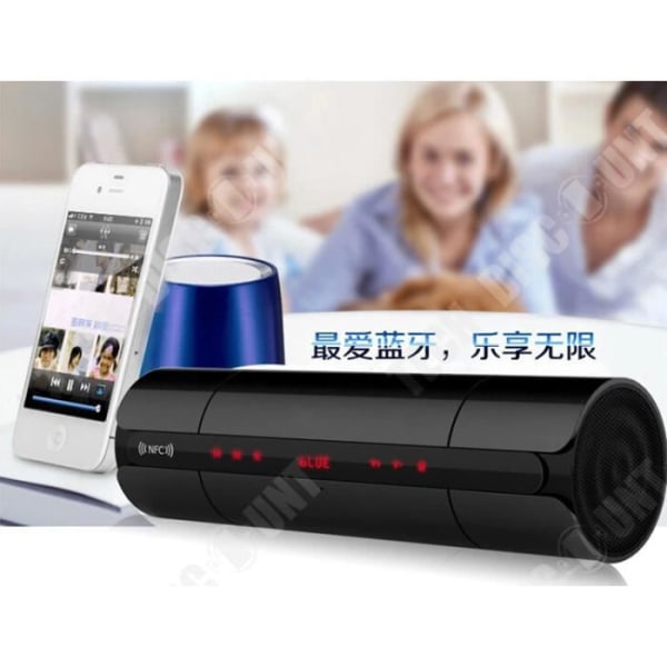 Bluetooth-högtalare - TD® - Pulse 7 - 10W - Karaokemikrofon - RGB-belysning