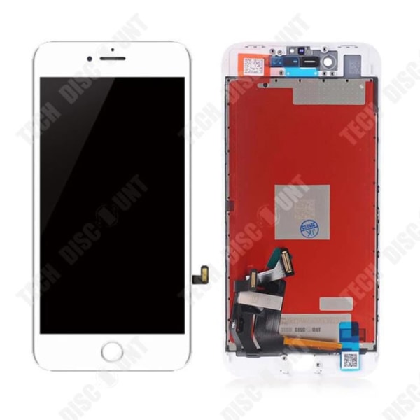 TD® Valkoiselle iPhone 8 plus -mobiilinäytölle, HD-väri laatu sormenjälkiä hylkivä pinta