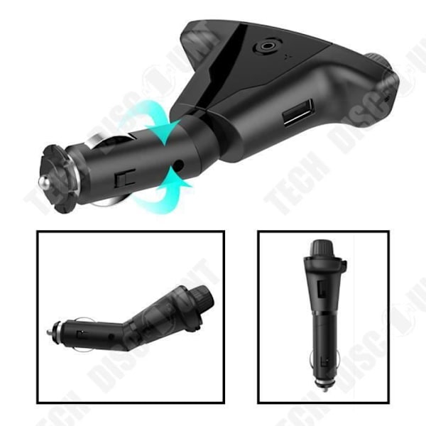 TD® Auto MP3-soitin Bluetooth 4.0 FM-lähetinvastaanotin Handsfree Autokäyttöön Langaton Radioadapteri Musiikinsoitin