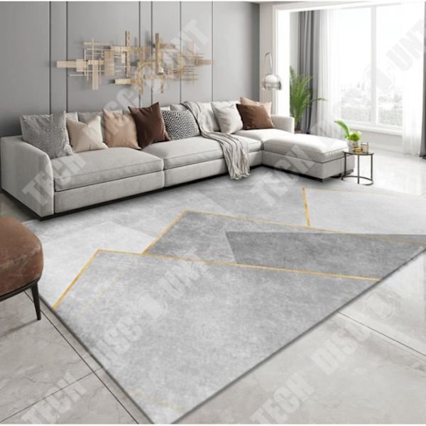 TD® Grå matta Vardagsrum Hem Sovrum Soffbord Soffa Modern Nordisk Minimalistisk Lättvikt Lyx Avancerad Ljudisolering 160 x 230