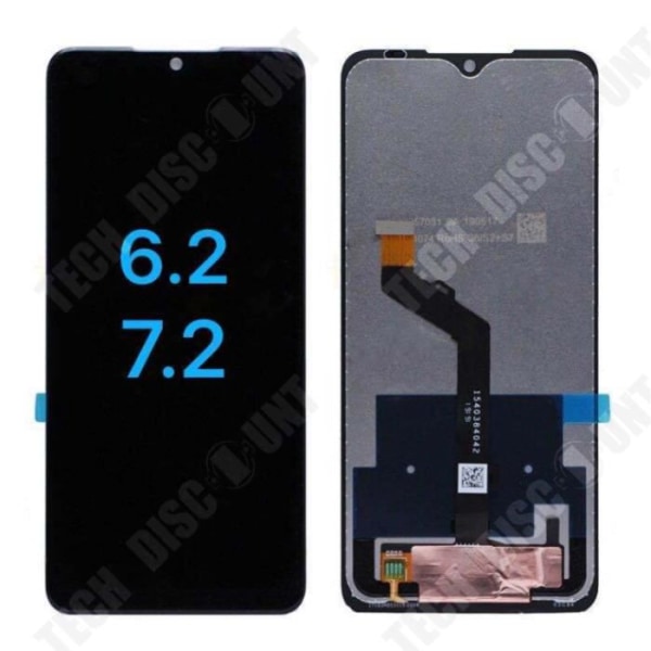 TD® Nokia 6.2- 7.2 SVART lcd-skärm lcd-pekskärm + Verktygssats