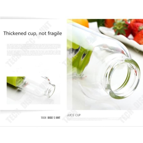 TD® Bärbar mixer mixer smoothie glas multifunktion juicepress frukt grönsak automatisk juicemaskin påfyllningsbar av