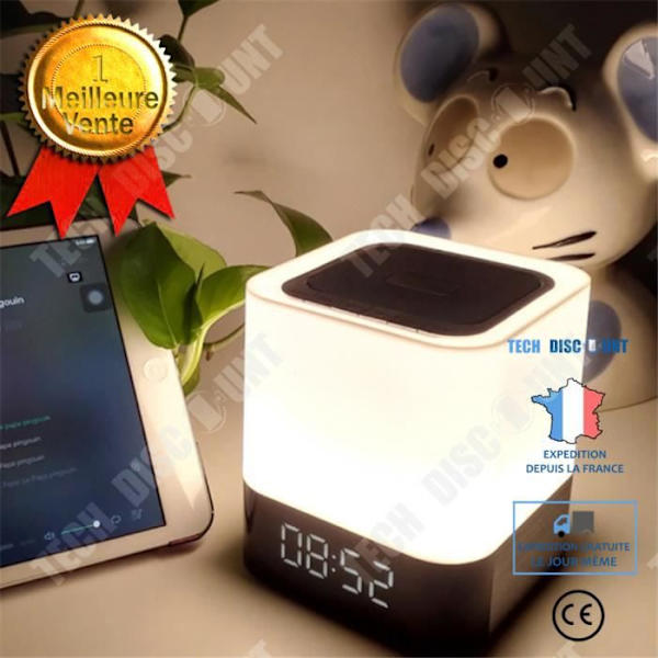 TD® LED Bluetooth højttaler natlampe trådløs kommunikation musik pluggable kort
