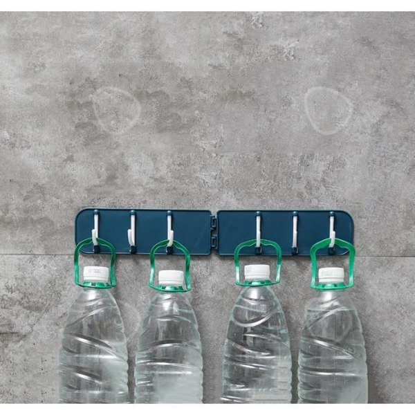CONFO® Væghængt hjørnekrog uden syninger 6 rækker hjørnekrog køkken badeværelse vandtæt multifunktionel