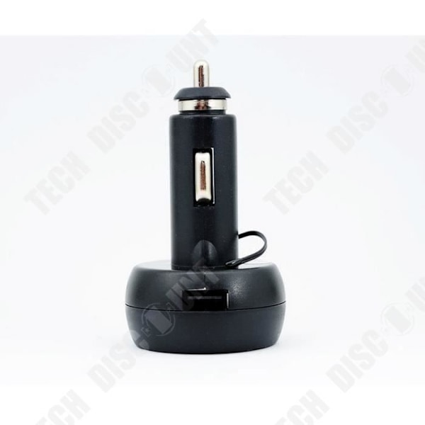 TD® Voltmeter Cigarettändare Termometer USB LED Autoladdare 12-24V-USB laddare med LED voltmeter för billedd cigarrtändare