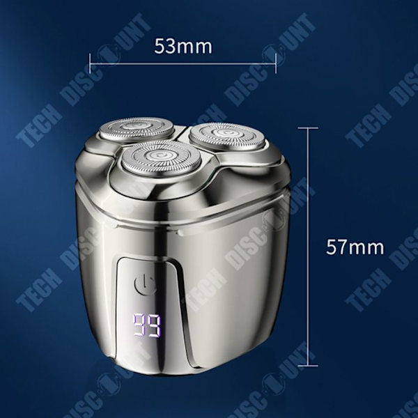 TD® Mini Rechargeable älykäs partakone Joululahja pojille Sähkökäyttöinen partakone Miehille