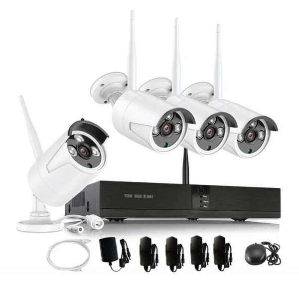 TD® Utrustning kamera videoövervakning intelligent mörkerseende trådlöst WIFI-nätverk HD-system maskin hårddiskinspelare