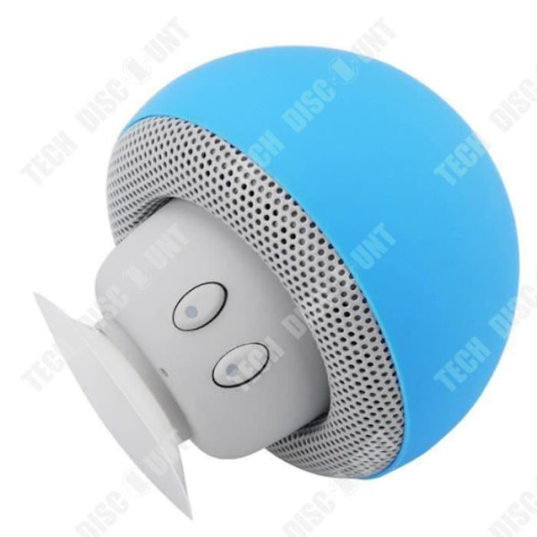 TD® Bluetooth-högtalare Mushroom Head Portable Bluetooth Small Audio Sugkopp Platt Subwoofer Mushroom Head-högtalare