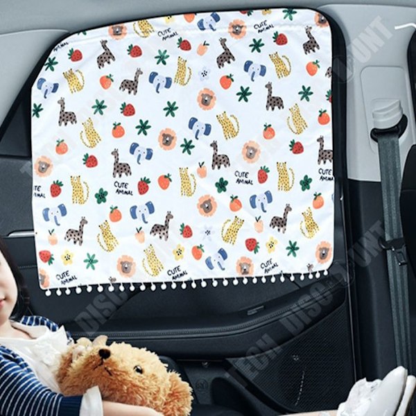 TD® Bilinteriör Sugkopp Solskydd Liten Cool Bil mörkläggningsgardin Solskydd Solskyddsgardin