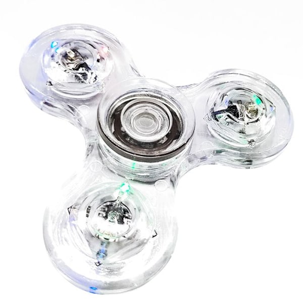 TD® Pysyttely Spinner - Kässpinneri Leluna - Tri-Spinnneri - Stressi- ja Ahdistusvähennyslelu - Kaksivärinen Musta ja Punainen