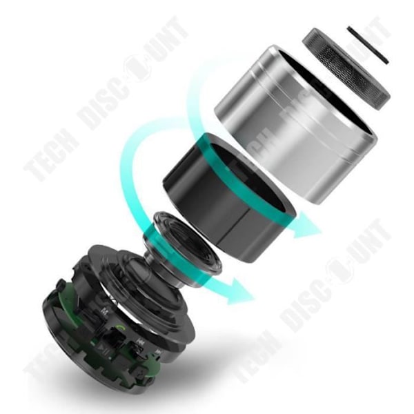 TD® Langaton Bluetooth-kaiutin Tietokoneen Ulkoääni Mini Bluetooth-kaiutin Pyörään