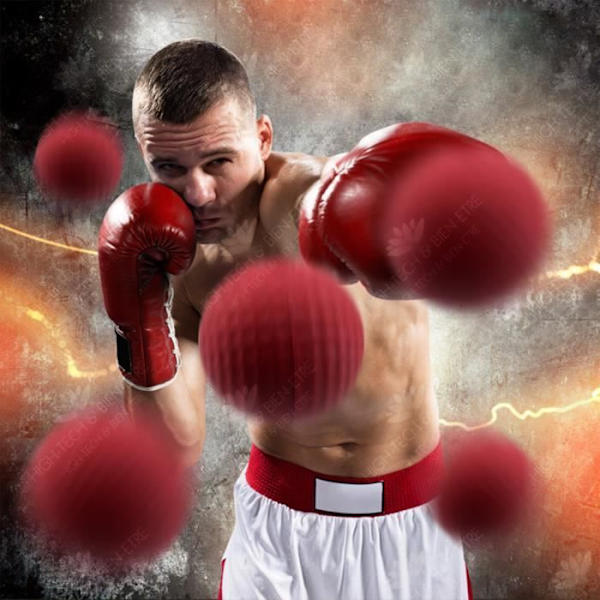 HTBE® Boxning speed ball boxning träningsutrustning reaktion boll kamp fitness dekompression koordination boll m