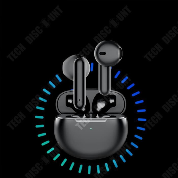 TD® Semi-In-Ear HIFI Bluetooth-headset för att lyssna och svara på samtal för Apple Android brusreducerande Bluetooth-headset