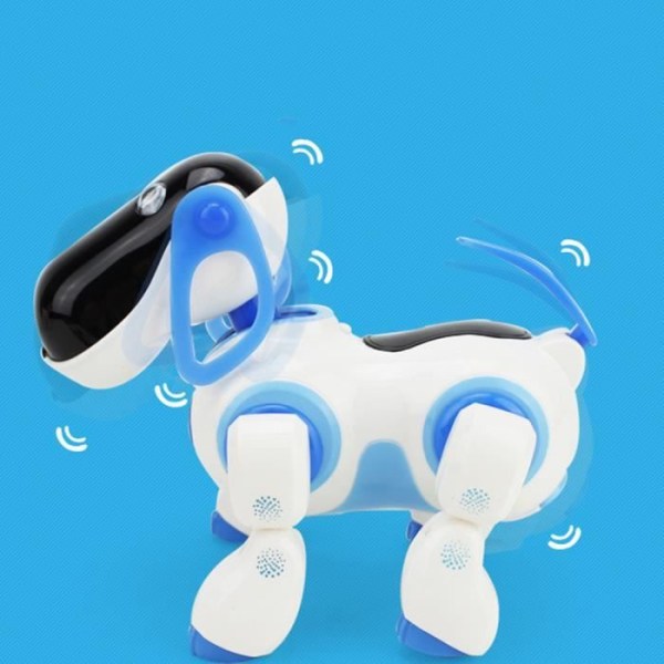 TD® magnifik elektronisk musikalisk sällskapshund barn går springer interaktiv robot billig mini leksak light chi