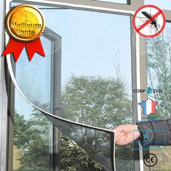 C® insektbeskyttelse myggenet til altandør gardin net mesh skærm beskyttende til køkkener, soveværelser, stuer, verandaer Størrelse: 1,5x1,