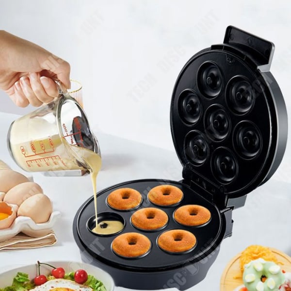 TD® Donitsilaite 7 reikää vohvelikone aamiaislaitteet voileipäkone 110v kakkukone