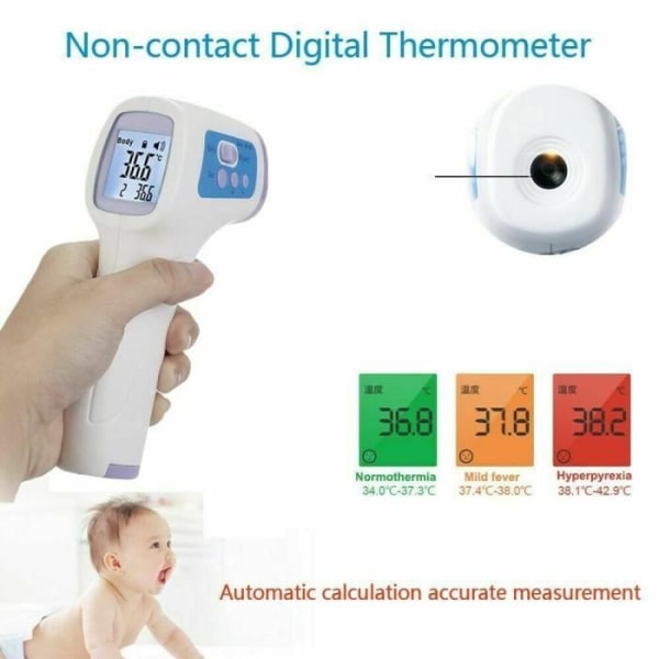 CK-T1501 Digital infraröd termometer Beröringsfri pistolkropp panntermometer