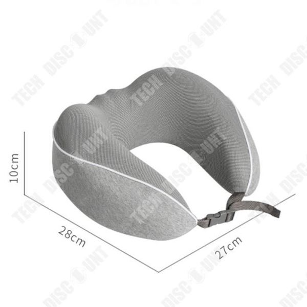 TD® Bärbar nackkudde U-formad nackkudde Memory Foam Resekudde Slow Rebound Flygplanskudde