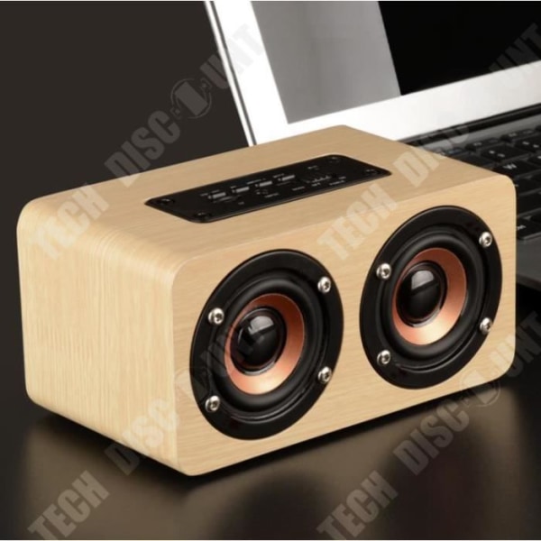 TD® Creative trådlös datorljud utomhus Bluetooth högtalare för hemmet i trä  930e | Fyndiq