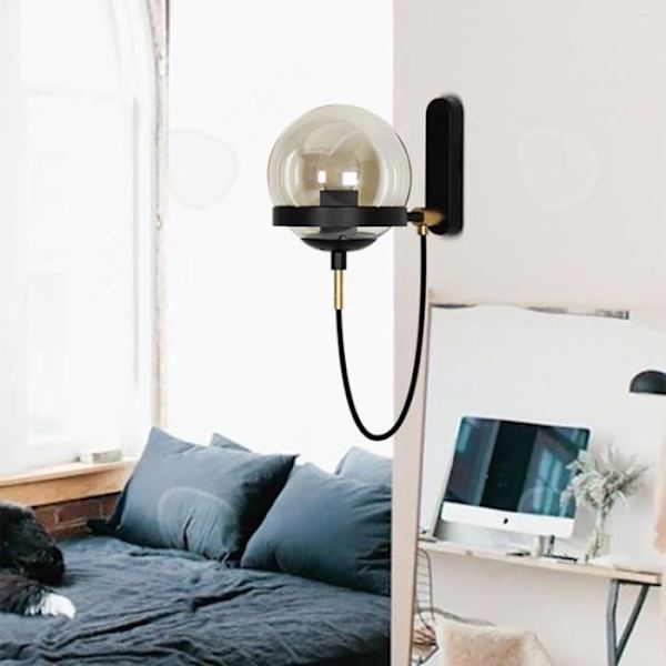 CONFO® Applique Glaskugle Nordisk Postmodern Klassisk Minimalisme Hovedgærde til Værelse Hotelgang Væglys