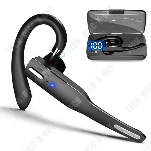 TD® Bluetooth Öronkrokar 500mAh Lång batteritid Vattentät Single Ear Bluetooth Headset
